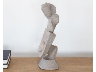 Shield Wood Sculpture --Cleared Decor