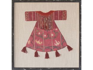 23" X 23" Gilan Red/Ivory Wall Art - Cleared