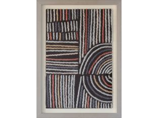 20" X 28" Intermix Brown/Beige Wall Art - Cleared
