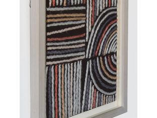20" X 28" Intermix Brown/Beige Wall Art - Cleared