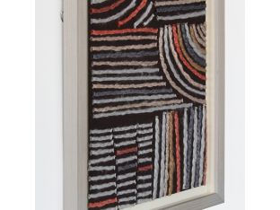 20" X 28" Matrix Brown/Beige Wall Art - Cleared