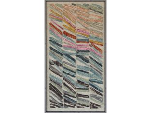 28" X 52" Gambit Beige/Multi Wall Art - Cleared