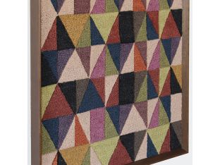 32" X 42" Churo Multi/Black Wall Art- Cleared