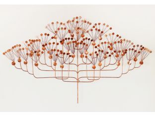 Broad Copper Tree Sculpture - Cleared
