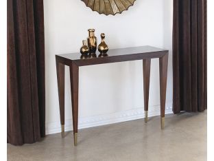 Bullion Short Console Table in Espresso