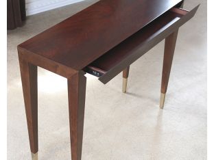 Bullion Short Console Table in Espresso