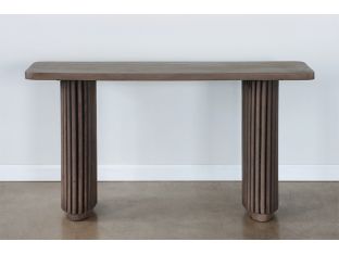 Reclaimed Wood Console Table in Ashen Brown