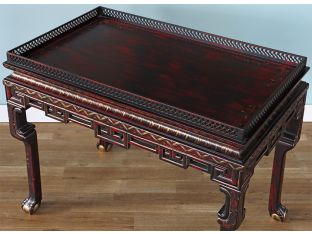 Vintage Ornate Style Tea Or Console Table 