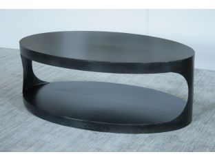 Elliptical Metal Coffee Table