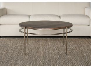 Camden Round Cocktail Table with Maple Top