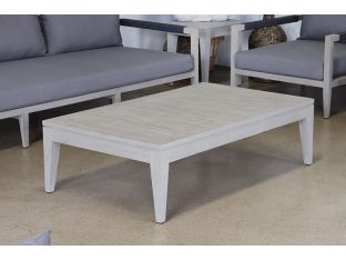 Grey Teak Outdoor Coffee Table