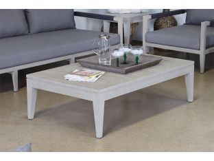 Grey Teak Outdoor Coffee Table