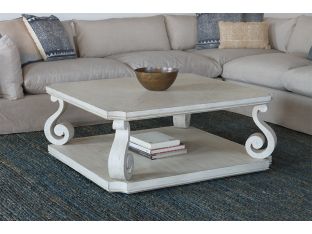 Scrolled Leg French Provincial Style Coffee Table