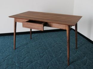 Vintage Office Desk in American Black Walnut