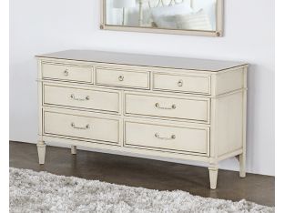 Vintage Ivory Dresser