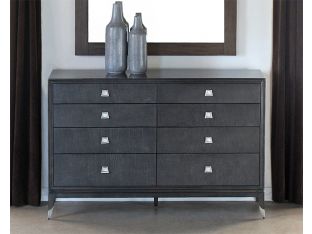 Black Maple Dresser with Mother of Pearl Accents