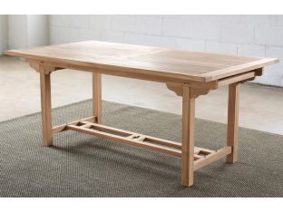 Natural Teak Rectangular Dining Table