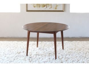 Vintage Round Danish Modern Dining Table