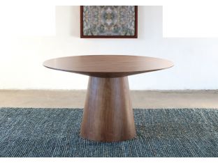 Walnut Pedestal Dining Table