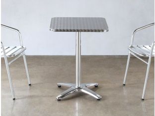 Stainless Steel Square Bistro Table