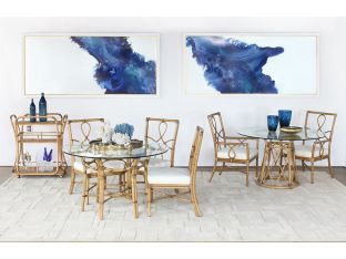 Rattan Framed Arm Chair