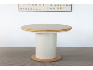 Laminate Dinette Table with Oak Trim and Leaf