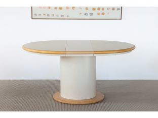 Laminate Dinette Table with Oak Trim and Leaf