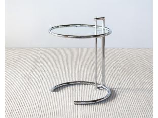 Chrome Eileen Grey Style End Table