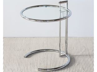 Chrome Eileen Grey Style End Table