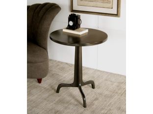 Mid-Century Style Tripod End Table in Pale Mahogany