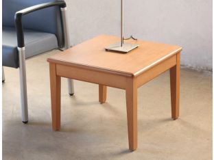 Square End Table in Candlelight Finish