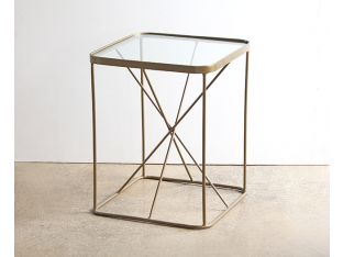 Hourglass End Table