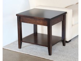 Crawford End Table with Shelf