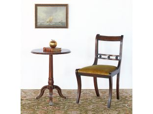 Louis XV Walnut And Mahogany Accent Table