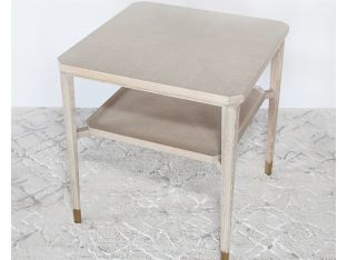 Bleached Cerused Oak End Table Or Nightstand