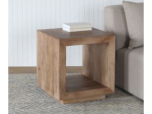 Square Ash End Table 