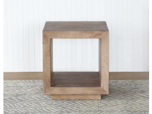 Square Ash End Table 