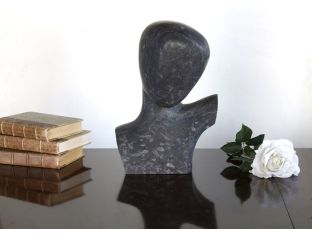 Black Marble Bust - Cleared Décor