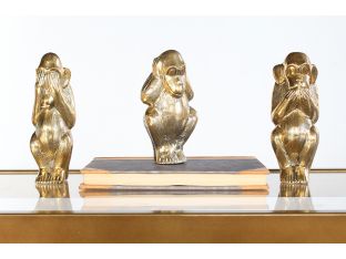 Hear No Evil, See No Evil, Speak No Evil - Cleared Décor (Set of 3)