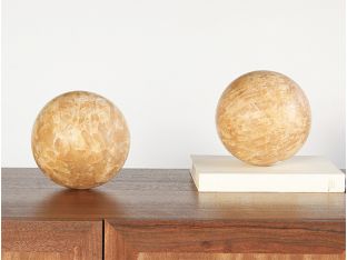 White Marble Sphere - Cleared Décor