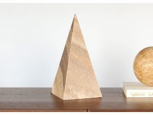 White Marble Pyramid - Cleared Décor