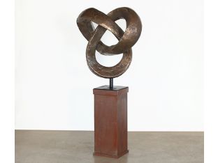 Bronze Trifoil Sculpture - Cleared Décor