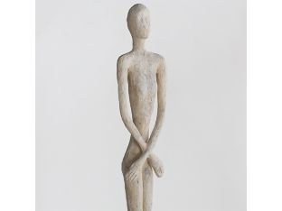 Roman Stone Female Statue - Cleared Décor
