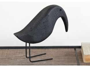 Black Bird Figurine - Cleared Décor
