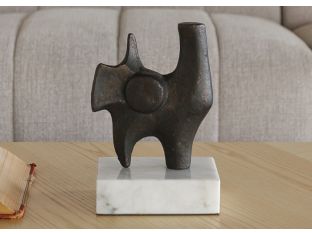 Abstract Bronze Figure --Cleared Décor 