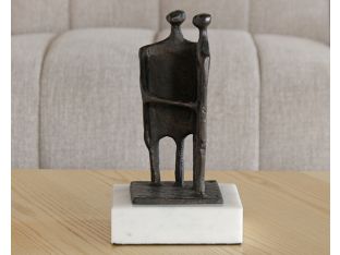 Standing Bronze Abstract Couple -- Cleared Décor