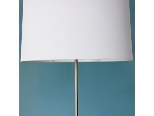 Simple Floor Lamp with White Shade