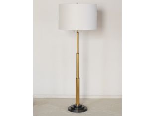 Brass Magellan Floor Lamp