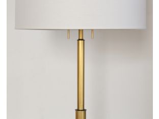 Brass Magellan Floor Lamp