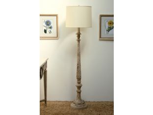 Vintage Floor Lamp with Shade